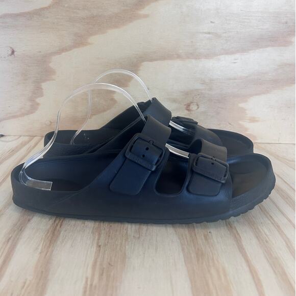 Birkenstock - Arizona Eva - Sandals - Black - Men's - 12.5 - Picture 1 of 9
